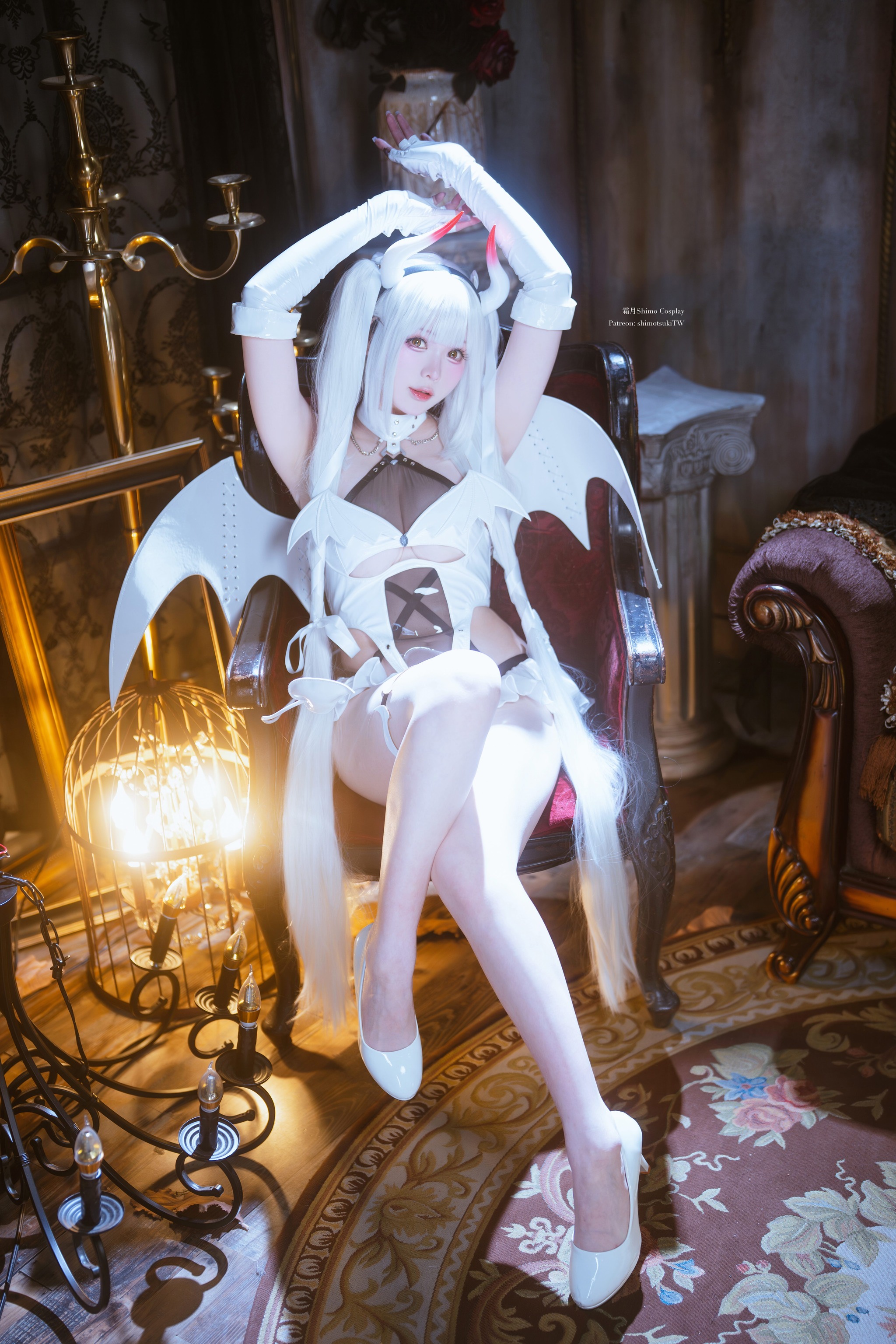 图片[1]-霜月shimo – NO.167 Blanc Demon[21P]-XikXak